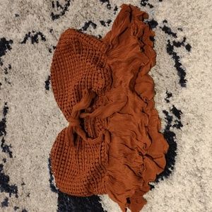 Copper brown Tube top